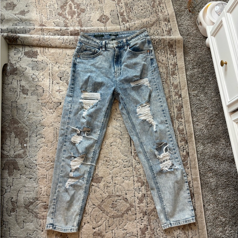 Wild Fable Light Blue Distressed Boyfriend Jeans
